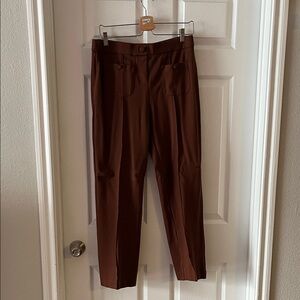 Jules & Leopold Women's Chocolate Straight Leg Pants